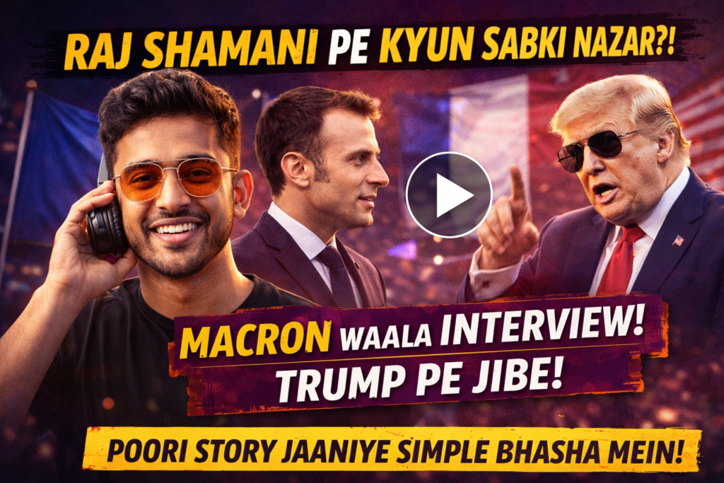 Raj Shamani abhi India mein sabse zyada trending topic hai