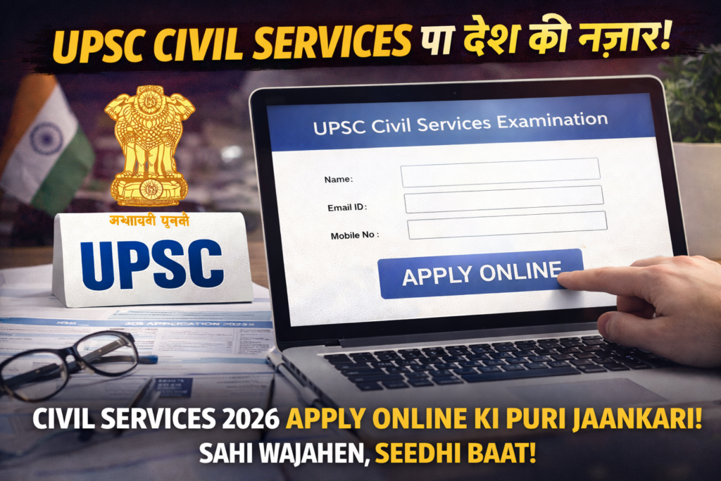 UPSC Civil Services 2026 Apply Online